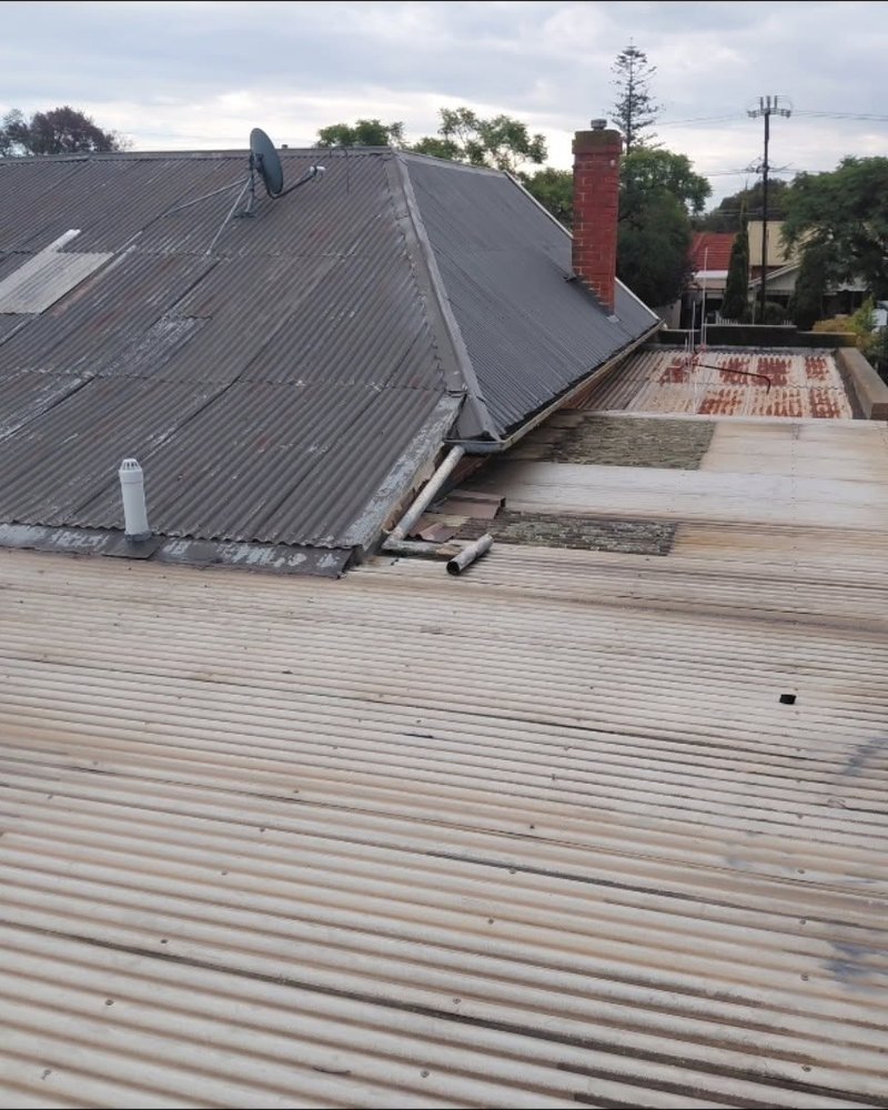 Before: Old Roof — Heights Roofing & Guttering